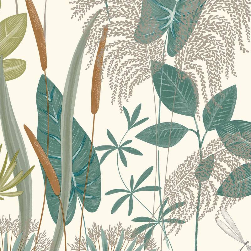 Vliestapete A70702 Bäume / Blätter 0.53 x 10.05 m Arcadia Grandeco von Grandeco