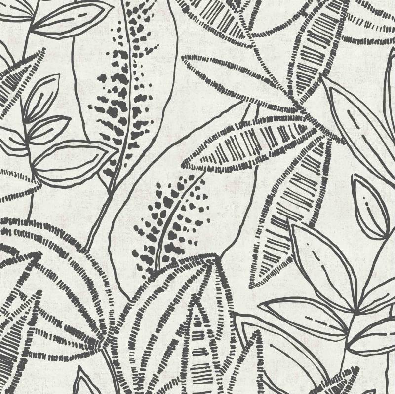 Vliestapete A71802 Bäume / Blätter 0.53 x 10.05 m KARUNA Grandeco von Grandeco