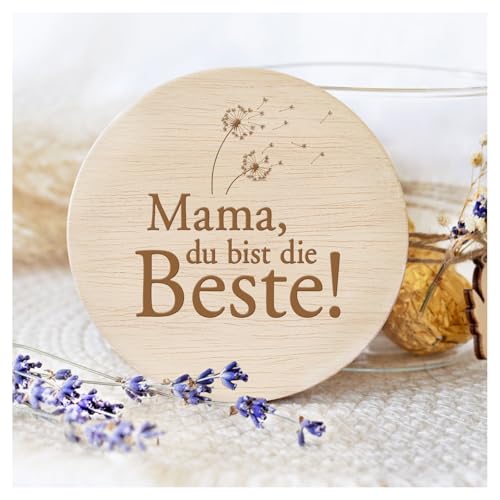Grandora Vorratsglas Mama, du bist die Beste! Geschenkidee für Muttertag, Geburtstag Aufbewahrungsglas mit Holzdeckel Persönliches Geschenkglas für Mama XHG1034-01 Grandora Vorratsglas Mama, du bist die Beste! Geschenkidee für Muttertag, Geburtstag Aufbewahrungsglas mit Holzdeckel Persönliches Geschenkglas für Mama XHG1034-01 von Grandora