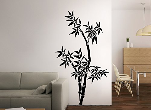 Grandora W131 Wandtattoo Bambus Baum Gold (BxH) 95 x 180 cm von Grandora