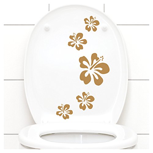 Grandora Klodeckel Aufkleber Hibiskusblüten I Hellbraun 5er Kreativset I Bad Blüten Blumen Hibiskus Aufkleber Wandaufkleber Wandsticker W916 Grandora Klodeckel Aufkleber Hibiskusblüten I Hellbraun 5er Kreativset I Bad Blüten Blumen Hibiskus Aufkleber Wandaufkleber Wandsticker W916 von Grandora
