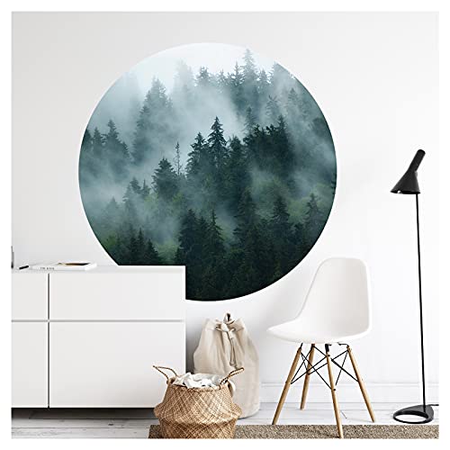 Grandora Wandtattoo Wandsticker Schlafzimmer Natur Landschaft Wanddeko Wandaufkleber Wohnzimmer Tapete selbstklebend Wandbild Flur Berge Meditation DL648-2 von Grandora