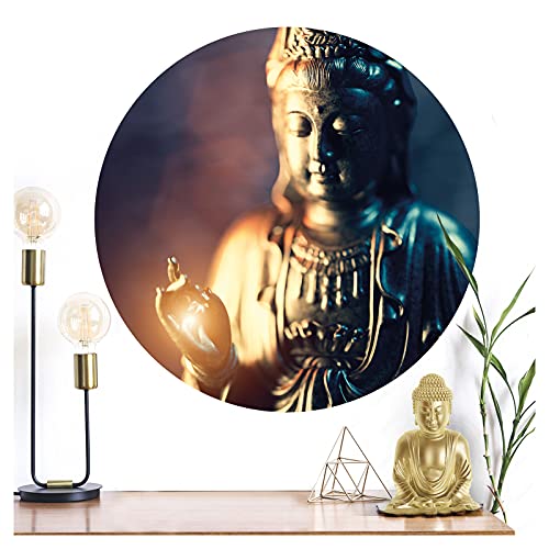 Grandora Wandtattoo Buddha Wohnzimmer Wandsticker Schlafzimmer Flur Deko DL704-2 von Grandora