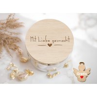 Vorratsglas Mit Liebe Gemacht Keksdose Geschenk Für Mama Oma Freundin Geburtstagsgeschenk Mit Gravur Geschenkidee Dankeschön Xhg1032 von GrandoraDE