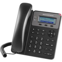Grandstream SIP GXP-1615 Entry mit PoE Schnurgebundenes Telefon, VoIP PoE Farbdisplay Grau, Schwarz von Grandstream