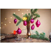 Pink Weihnachts Glas Ornamente Set, Vintage Urlaub Dekoration, Kristall Eiszapfen Weihnachtsbaum, Weihnachtsgeschenk, Weihnachtsdekor Zuhause Pink Weihnachts Glas Ornamente Set, Vintage Urlaub Dekoration, Kristall Eiszapfen Weihnachtsbaum, Weihnachtsgeschenk, Weihnachtsdekor Zuhause von Grannysbox