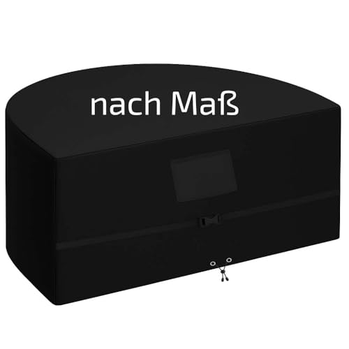 Abdeckung nach Maß | Abdeckhaube / Abdeckplane / Schutzhülle Maßanfertigung | "Unicovr" – Made in EU | Wasserdicht, mit optionalem Zubehör (Schwarz, Halbrund) von Granori