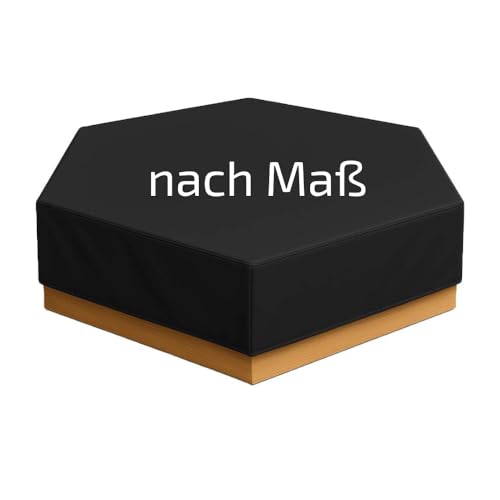 Abdeckung nach Maß | Abdeckhaube / Abdeckplane / Schutzhülle Maßanfertigung | "Unicovr" – Made in EU | Wasserdicht, mit optionalem Zubehör (Schwarz, Sechseck) von Granori
