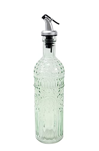 Grant Howard Etrusco Öl- und Essigmenage aus geprägtem Glas, mit Ausgießer, 473 ml, durchscheinend von Grant Howard