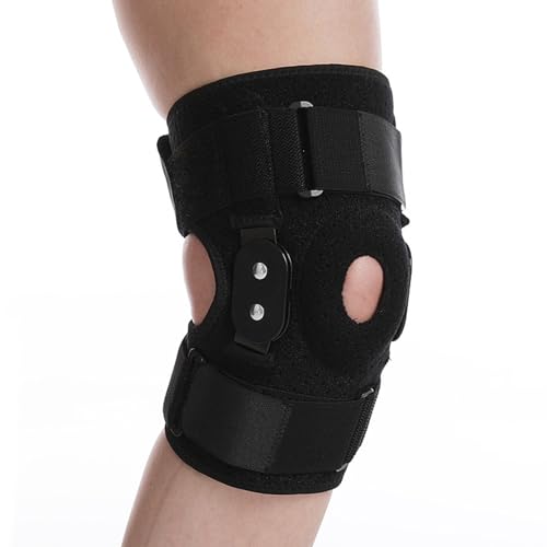 Granvoo Kniebandage mit seitlichen Stabilisatoren,Orthopädische Kniebandage,Kniebandage für Knieschmerz,Meniskus Kniestütze,Patella Kniebandage,für Knieunterstützung,Arthritis von Granvoo