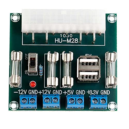 Graootoly ATX Transfer Board Netzteil Versorgung Testmodul Stromversorgung Schaltung Steckdose Modul von Graootoly