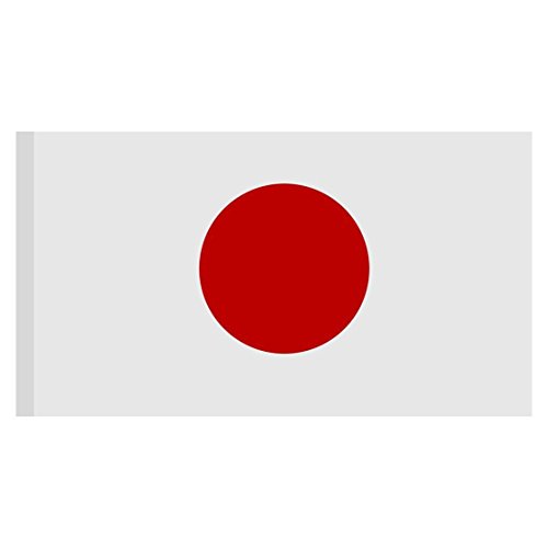 Graootoly Flagge Japan Japan Polyester Outdoor Flagge Congratulations 90 x 150 cm von Graootoly