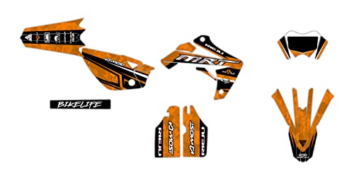 Deko-Set für Motorrad, anpassbar, Rieju MRT 50 von 2009 bis 2021, WIX Orange von Graph Cover