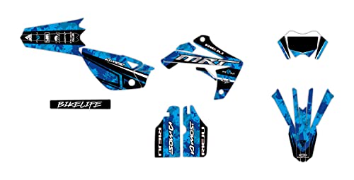 Deko-Set für Motorrad, anpassbar, Rieju MRT 50 von 2009 bis 2021, Wix Blau von Graph Cover