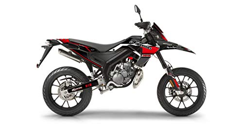 Deko-Set für Motorrad Cross Derbi Senda SM 50 von 2018 bis 2023 Comics, Rot von Graph Cover