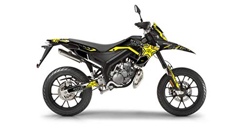 Deko-Set für Motorrad Cross Derbi Senda SM 50 von 2018 bis 2023 Star Gelb Deko-Set für Motorrad Cross Derbi Senda SM 50 von 2018 bis 2023 Star Gelb von Graph Cover