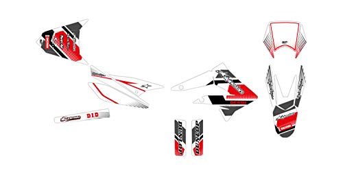 Deco-Set Moto Cross Derbi X-Treme 50 von 2010 bis 2017, weiß von Graph Cover