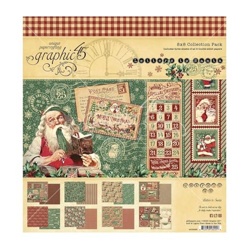 Graphic 45 Collection Pack 8"X8"-Letters To Santa Graphic 45 Collection Pack 8"X8"-Letters To Santa von Graphic 45