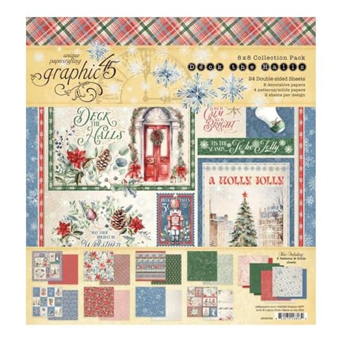 Graphic 45 Deck The Halls Sammelpackung, 20,3 x 20,3 cm Graphic 45 Deck The Halls Sammelpackung, 20,3 x 20,3 cm von Graphic 45