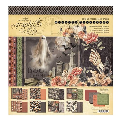 Graphic 45 - Ghostly Greetings 30,5 x 30,5 cm Sammelpackung Graphic 45 - Ghostly Greetings 30,5 x 30,5 cm Sammelpackung von Graphic 45