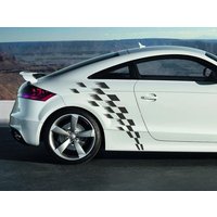 Auto-Aufkleber, Side Stripe Rechtschreibprüfung Zielflagge Vinly Graphic Decal Auto-Aufkleber, Side Stripe Rechtschreibprüfung Zielflagge Vinly Graphic Decal von GraphicsnTees