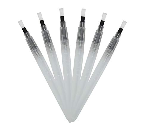 GRAPH'IT FII'IT Set mit 6 flachen Pinseln, Behälter 8 ml, transparent, Medium, Teile von GRAPH'IT