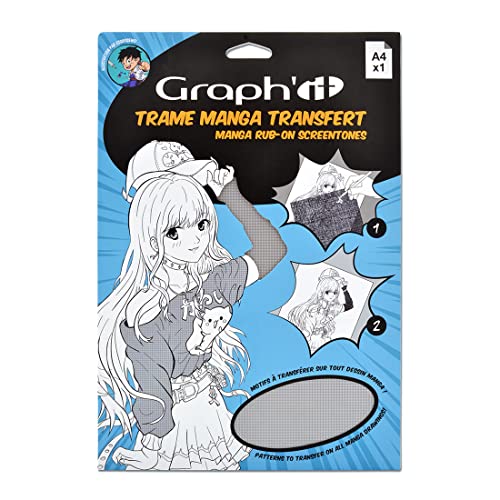 GRAPH'IT GI00415 Manga-Tresse, Tartan, A4 von GRAPH'IT
