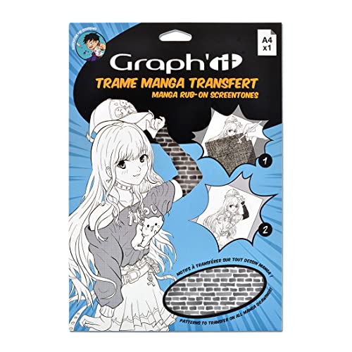 GRAPH'IT GI00419 Manga-Tresse, Ziegel, A4 von GRAPH'IT