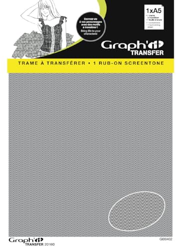 Graph'it Trame Manga A5, Motiv Nr. 3 von GRAPH'IT