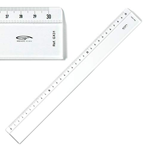 Graphoplex GX31 Regel Wate + bosselage transparent 30 cm durchsichtig Graphoplex GX31 Regel Wate + bosselage transparent 30 cm durchsichtig von Graphoplex