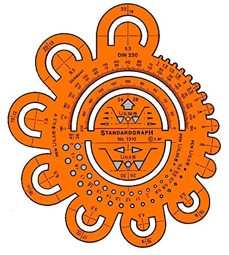 Standard GXST1310F Fingerspitze, Orange transparent von Graphoplex
