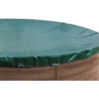 Abdeckplane für Pool oval 525x320cm Planenmaß 600x400cm Sommer Winter von Grasekamp