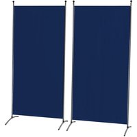 Grasekamp Doppelpack Stellwand blau Polyester-Mischgewebe B/H: ca. 85x180 cm von Grasekamp