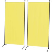 Grasekamp Doppelpack Stellwand gelb Polyester-Mischgewebe B/H: ca. 85x180 cm von Grasekamp
