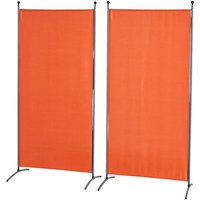 Grasekamp Doppelpack Stellwand terra Polyester-Mischgewebe B/H: ca. 85x180 cm von Grasekamp