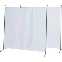 Grasekamp Doppelpack Stellwand weiß Polyester-Mischgewebe B/H: ca. 180x180 cm von Grasekamp