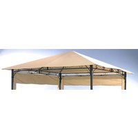 Grasekamp Ersatzdach 3x3m Sand universal zu  Antik Pavillon Gartenpavillon Partyzelt  Plane Bezug von Grasekamp