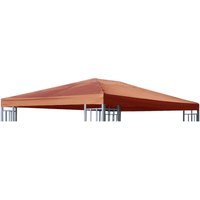Grasekamp Ersatzdach für Pavillon Aluoptik terracotta Polyester-Mischgewebe B/L: ca. 300x400 cm von Grasekamp