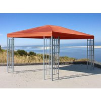 Grasekamp Ersatzdach zu Aluoptik Pavillon 3x4m  Terrakotta Rankpavillon universell von Grasekamp