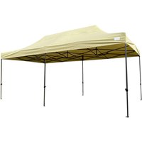 Grasekamp Faltpavillon Modena beige Polyester-Mischgewebe B/H/L: ca. 600x320x300 cm von Grasekamp