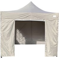 Grasekamp Faltpavillon Modena grau Polyester-Mischgewebe B/H/L: ca. 300x320x300 cm von Grasekamp