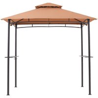 Grasekamp Grillpavillon BBQ beige Polyester B/H/L: ca. 152x250x244 cm von Grasekamp