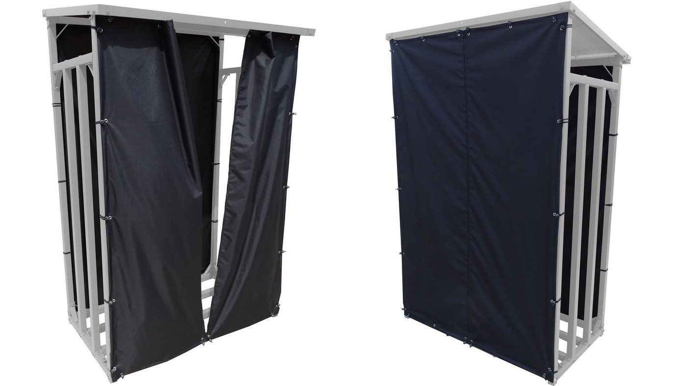 Grasekamp Kaminholzregal Wetterschutz Set Kaminholzunterstand, BxTxH:130x130x142 cm von Grasekamp