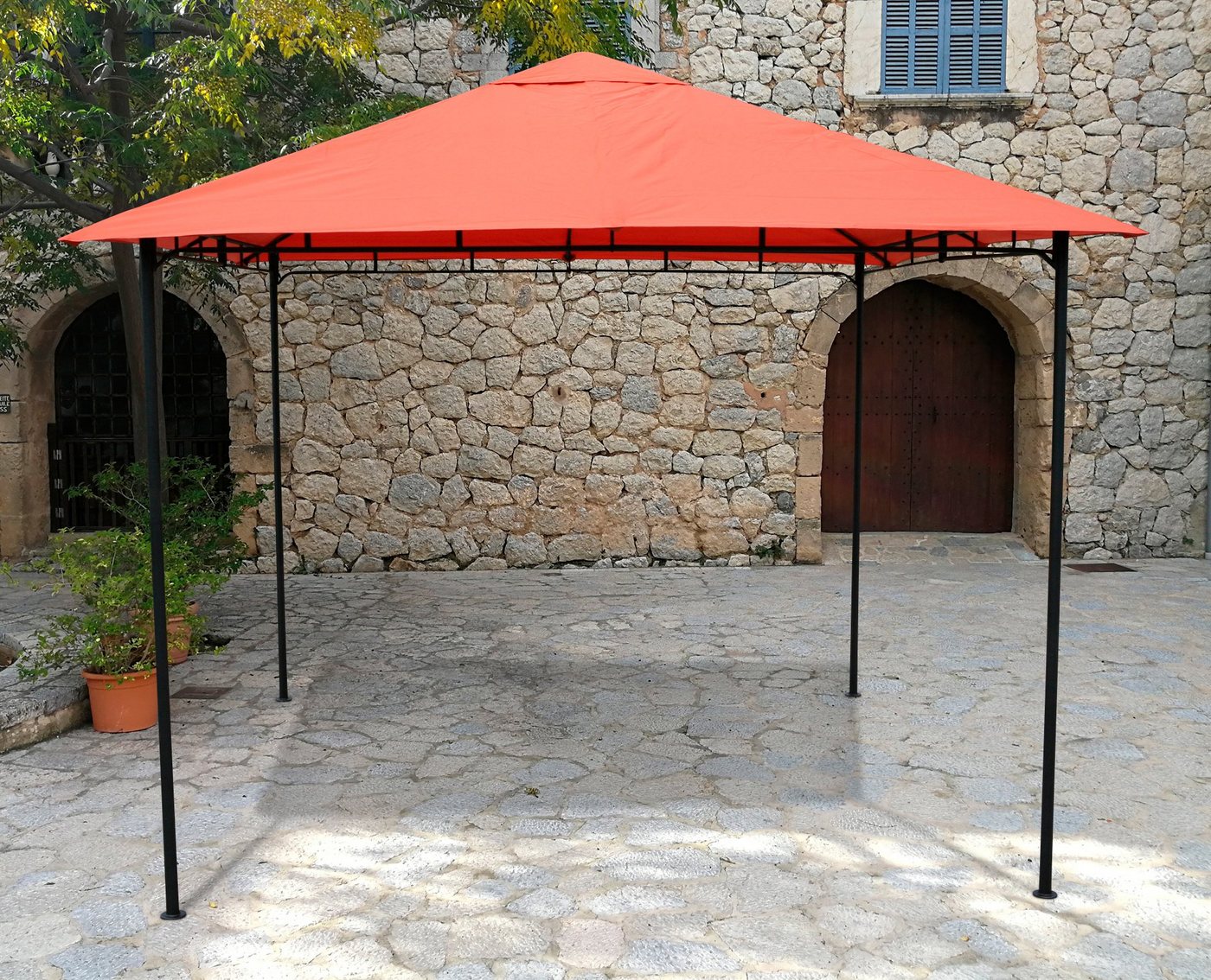 Grasekamp Pavillon Antik Rimini Flex, BxT: 293x293 cm, in versch. Farben von Grasekamp