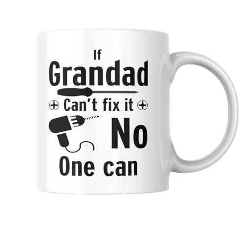 If Grandad Can't Fix It No One Can Fix It Mug by GrassVillage von GrassVillage