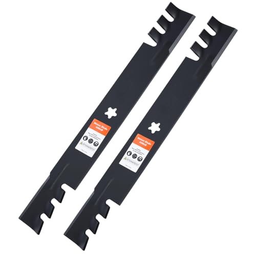 Grasscool 106,7 cm Rasenmäher Mulchmesser für 134149 138971 Craftsman LT2000 LT1000 Poulan Pro Husqvarna 106,7 cm Deck Aufsitzrasenmäher Ersatz 532138971 532134149 138498 5-Punkt-Stern (2 Stück) von Grasscool