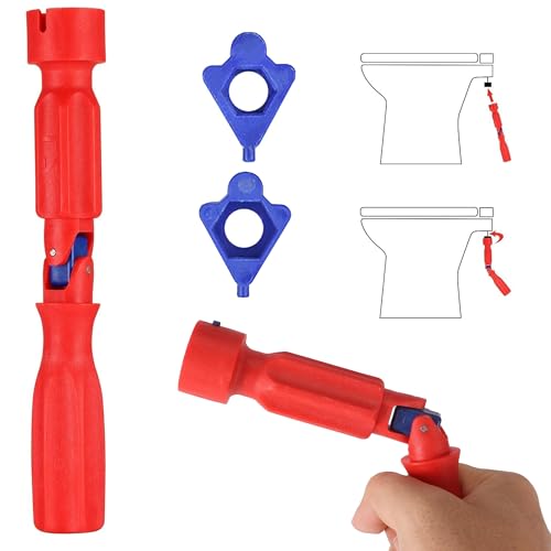 Montageschlüssel Für Wc-Sitz, Universeller Wc-Sitz-Installationsschlüssel Toilettensitz-Reparaturschlüssel Standhahnmutterschlüssel Spülenschlüssel Waschbecken Installer Tools 10/13/17 mm von Grasslandy