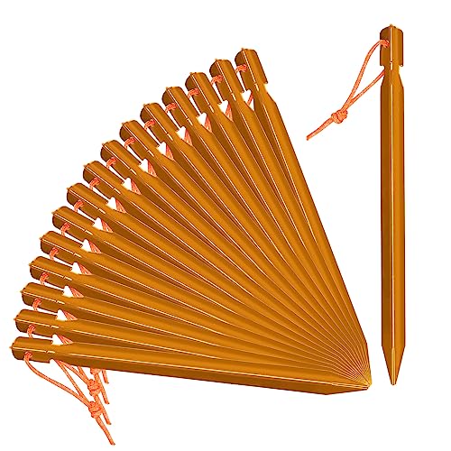 Grassman Camping Heringe, 16Pcs Ultralight Heavy Duty Aluminium Legierung Zelt Stakes Pegs von Grassman