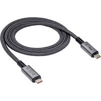 Akyga USB-Kabel USB-C® Stecker, USB-C® Stecker 1.00 m Grau AK-USB-45 von Grau