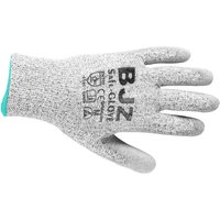 Grau - bjz A-64473 ESD-Handschuh schnittfest Kleider-Größe: xs Polyethylen, Nylon®, Elasthan, Carbonisierte von Grau